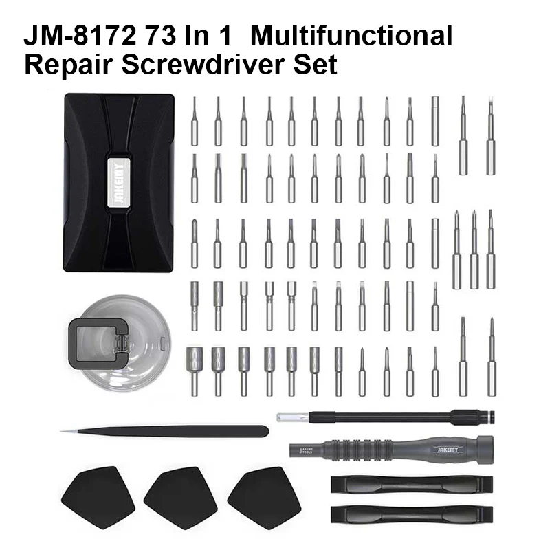 

JAKEMY JM-8172 High Precision Magnetic Screwdriver Set for Laptop Computer Mobile Phone Watch Repair Disassembly Tool Kit