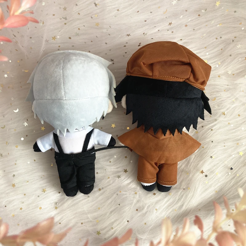 20cm Anime Bungou Stray Dogs Edogawa Rampo Plush Doll Dazai Osamu Nakahara Chuuya Nakajima Atsushi Stuffed Plushie Toys Doll