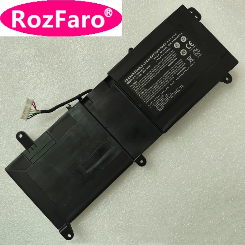 RozFaro-P640BAT-3ノートブックバッテリー、P640BAT-3、p640rf、p640re、p641hj、p641hk1、thunderobot 911st、ST-R1、ST-R2、ST-R3、xmg、p406、p407