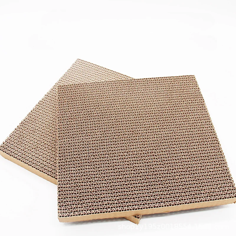 Thickened and Encrypted Corrugated Paper Pet Cat Claw Board Grind Claw Toy Square Straight Board Replacing Core Cat Claw Board