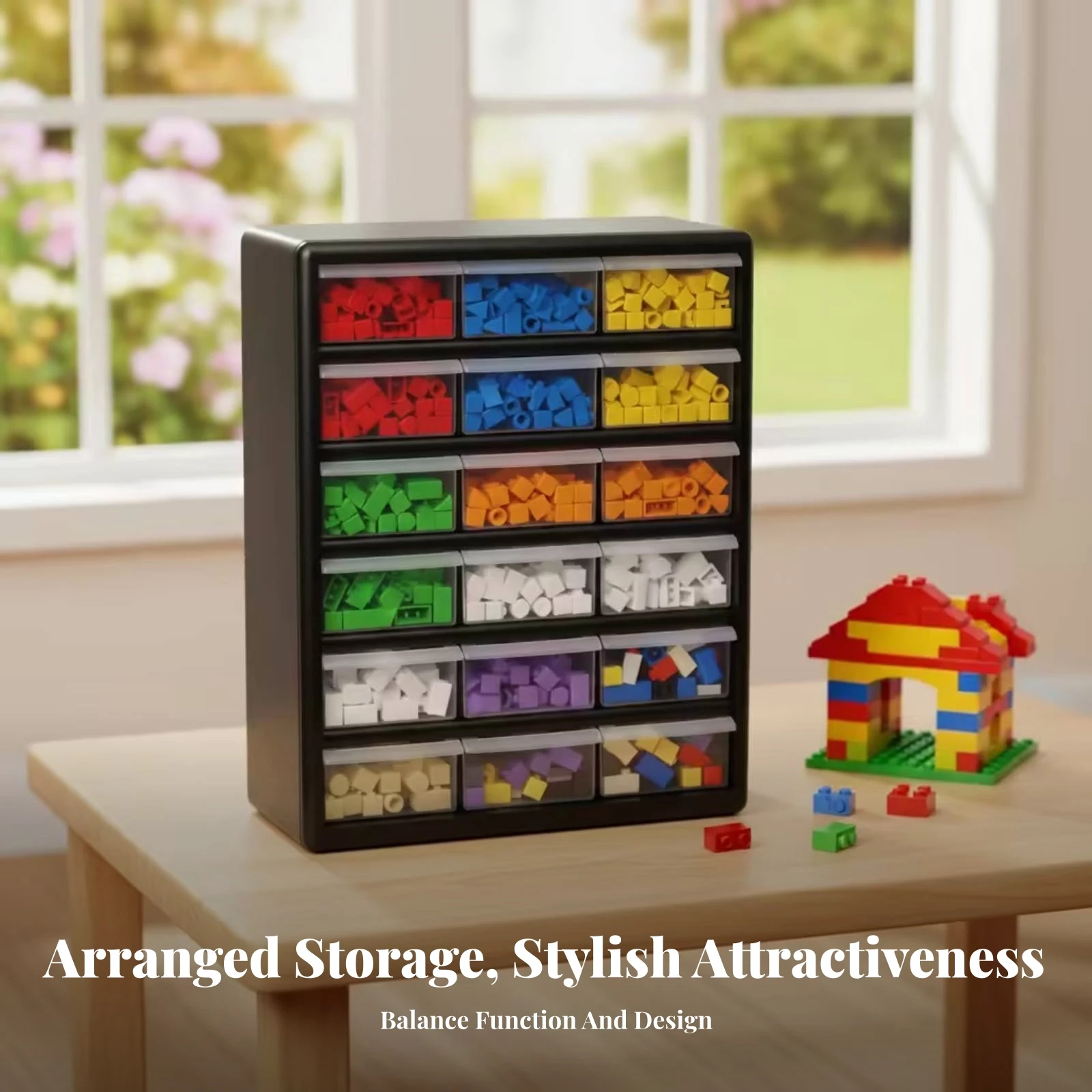 desktop-organizer-with-6-by-3-layout-plastic-drawer-cabinet-clear-pull-out-drawers-for-efficient-workspace