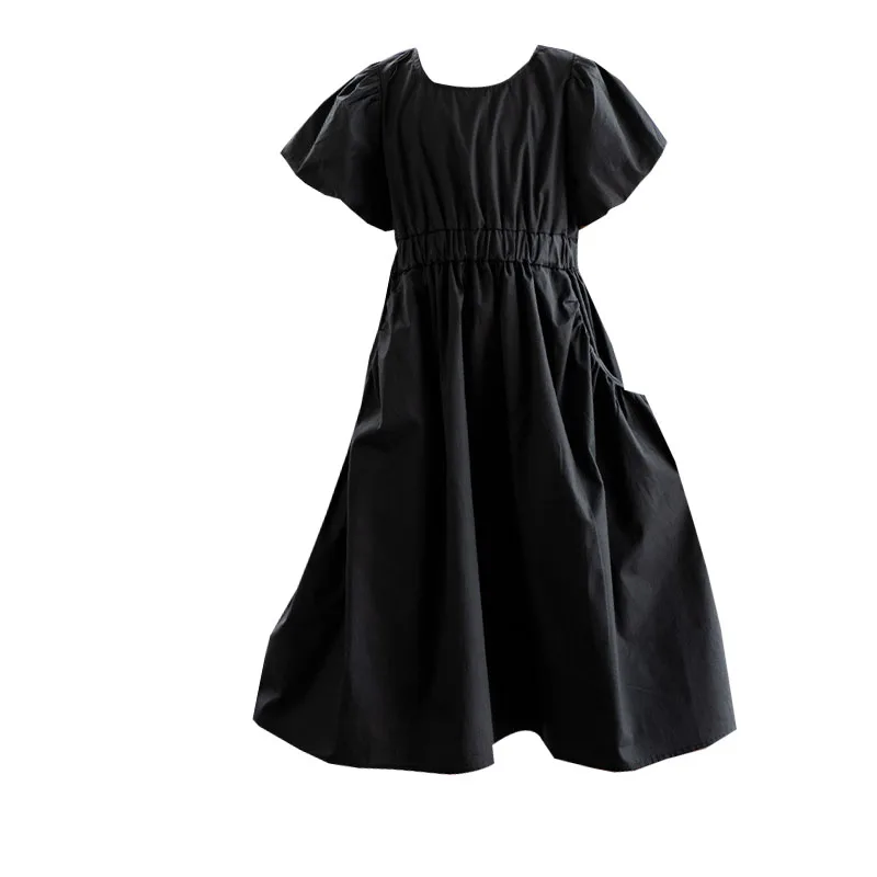 جديد 2025 فساتين الفتيات الكبيرة مقاس 10-12 7-8 14-16-18 6t فساتين الصيف للمراهقين الفتيات المراهقات مع جيوب فستان فتاة صغيرة #2