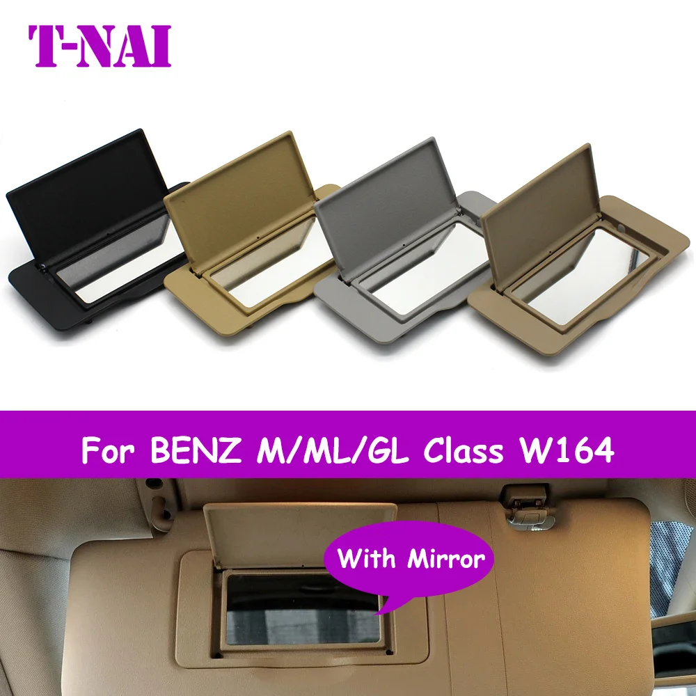 LHD RHD Car Sunroof Shade Sun Visor Makeup Cosmetic Mirror Panel Cover For Mercedes Benz M ML GL Class W164 2001-2007 1648100710