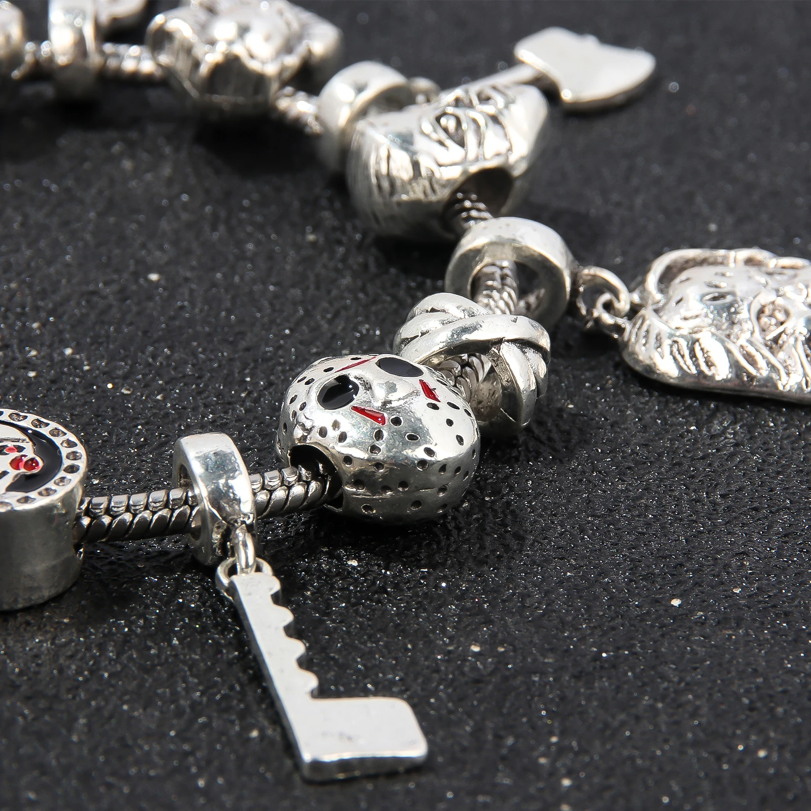 Movie Friday The 13th Jason Metal Bracelet for Movie Fans Attractive Jewelry Bracelet Available for Daily Use Party Use Gifts