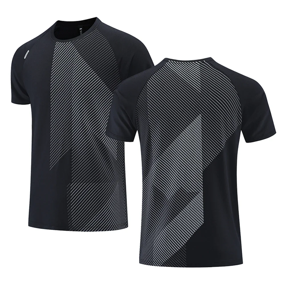 

Quick Drying Men's Running T-shirt New Fitness Sport Short Sleeve Breathable Jogging Casual Sportswear Unisex Fashion O-neck Top