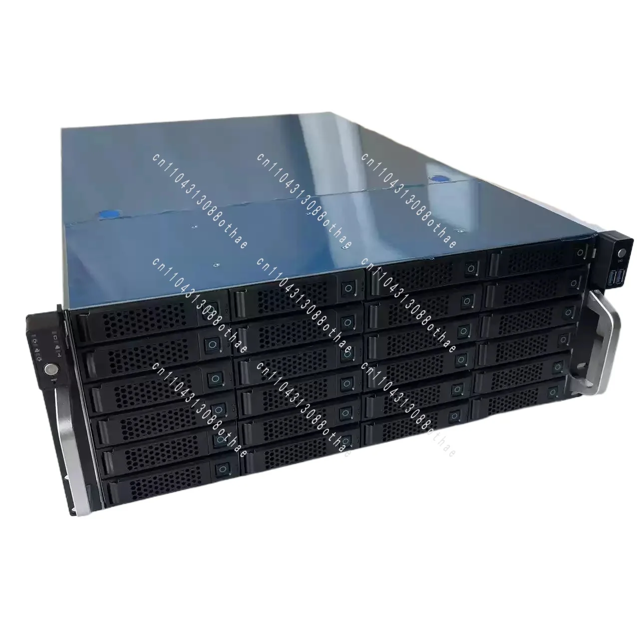 24-bit Hot-swappable Hard Disk Data 4U Rack-mounted Array Card Chassis Host Case Storage Server