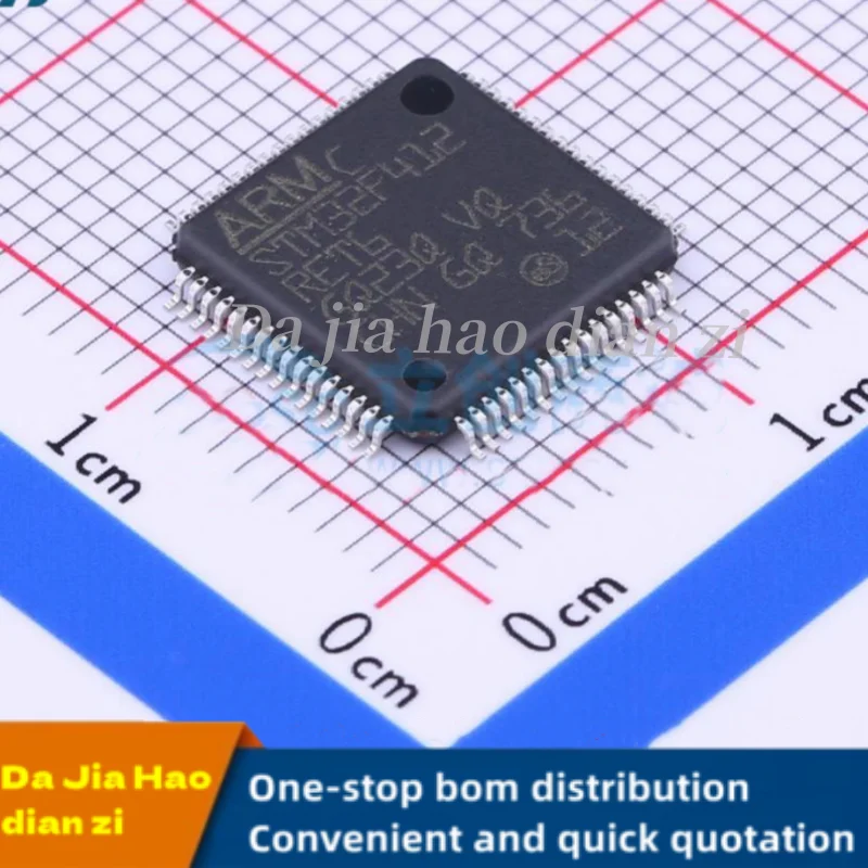 1pcs/lot STM32F412RET6 QFP64 microcontroller ic chips in stock