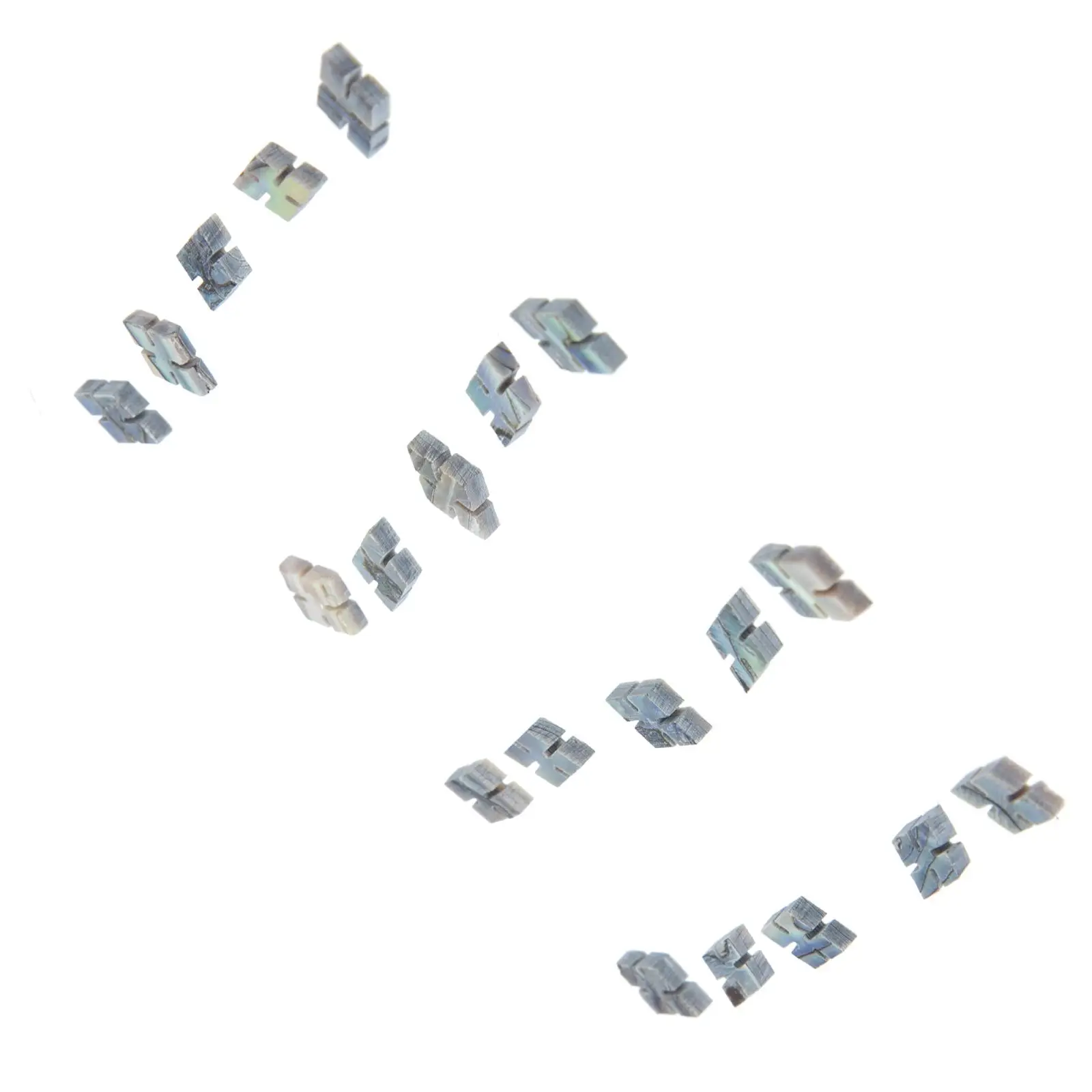 

20 Pcs Guitar Inlay Dots Fingerboard Sound Points Abalone Material Fretboard Decor Marker for Acoustic Classical of