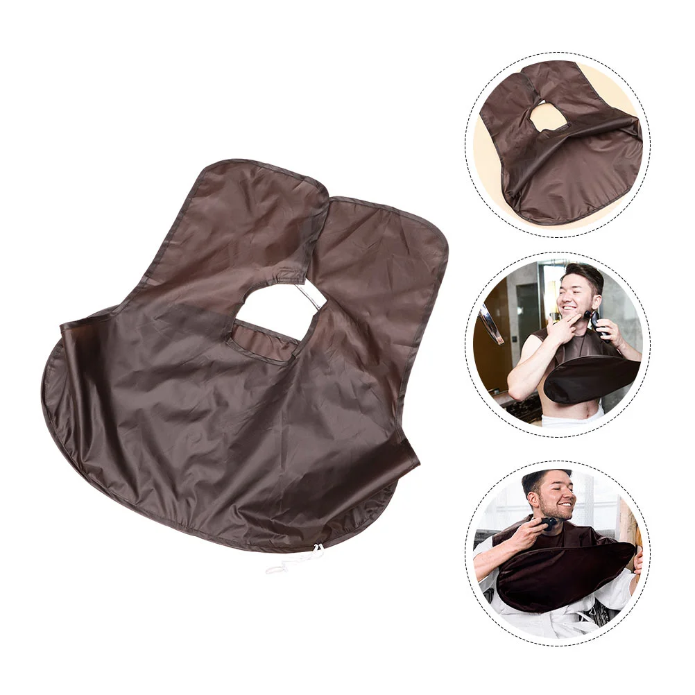 

Bibs Shaving Cloth Mustache for Men Accessories Beard Catcher Trimming Apron Practical Coffee Cutting Cape Use Men's