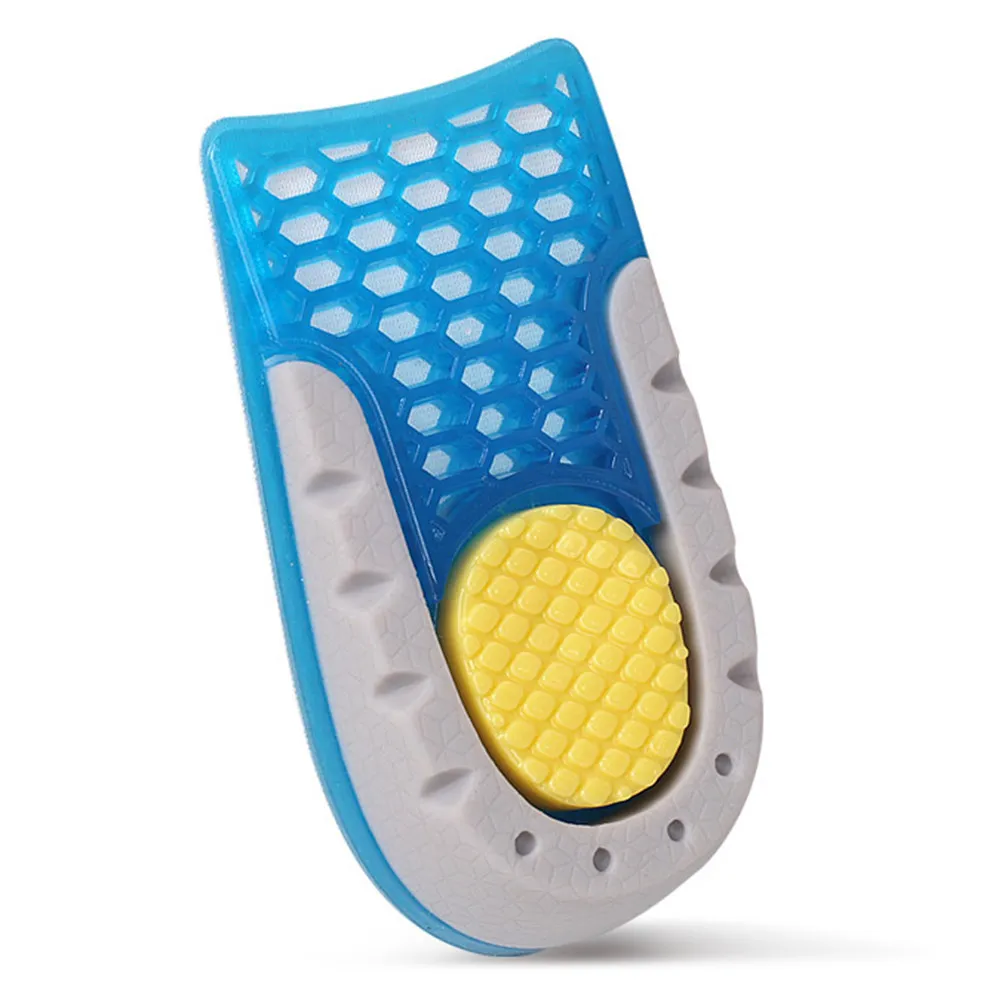 Height Increasing Insoles – Invisible, Self-Adhesive, Shock Absorbing & Breathable Heel Lift Inserts (1 Pair)