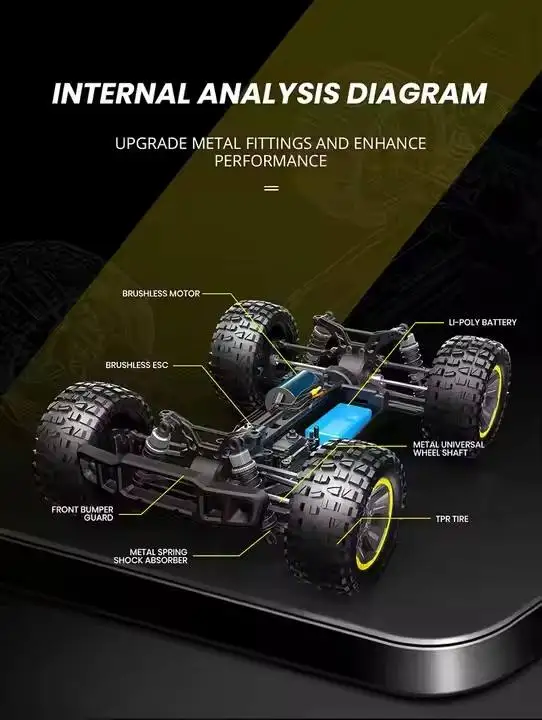

200E 60 км/ч высокоскоростной 1/10 бесщеточный 4WD RC дрифт-автомобиль игрушки электродвигатель радиоуправляемый металлический автомобиль для взрослых