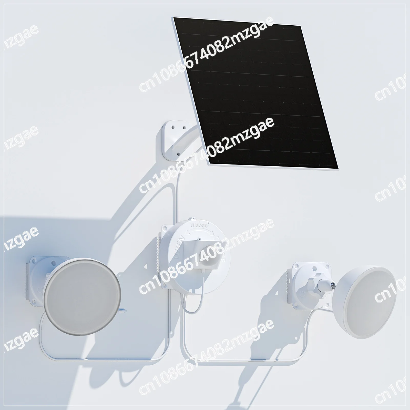 

Solar Outdoor Garden Light, Human Body Induction Wall Light with 10W Solar Panel Outdoor Lighting 160 ° Range