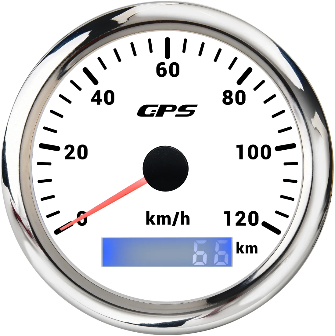 Universele 85 MM GPS Snelheidsmeter Gauge 7 Kleur LED Backlight Voor Motorfiets Marine Boot Vrachtwagen 60 Kmh 200 Kmh Snelheidsmeter Meter