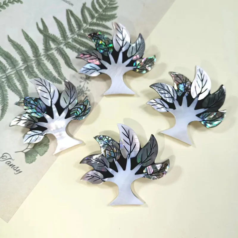 Abalone Shell, White Shell, Black Shell, Pearl Shell, Purely Handmade Mixed with Tree of Life, Dual-purpose