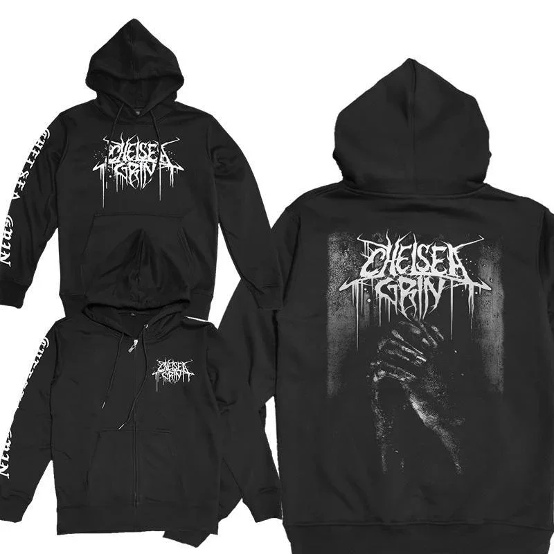 Chelsea Grin Chelsea Smile Dead Core Band Music Rock Surrounding Men and Women Autumn/Winter Hoodies Hoodies Sweatshirts