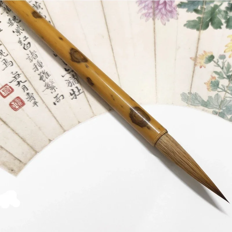 Authentic Mixed Hair Long Tip Outline Pen Copy Scriptures Cursive Running Script Slim Gold Style Calligraphy Brush Line Drawing