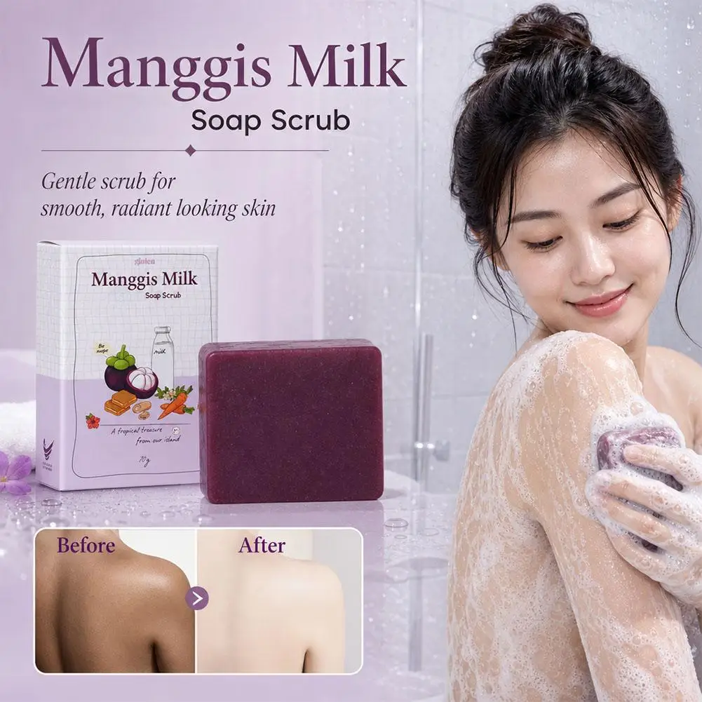 70g Mangkhut Milk Moisturizing Soap Scrub Cleanses and Moisturizes the Skin, Suitable for the Whole Body with Soap 1/2/3pcs 2026