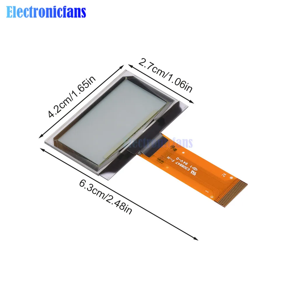 1,51 Zoll Transparentes OLED-Display 3,3V 128*64 Auflösung 24-Pin SSD1309 mit 7-Pin SPI IIC-Schnittstelle LCD-Bildschirm-Adapterplatine – Detail 5