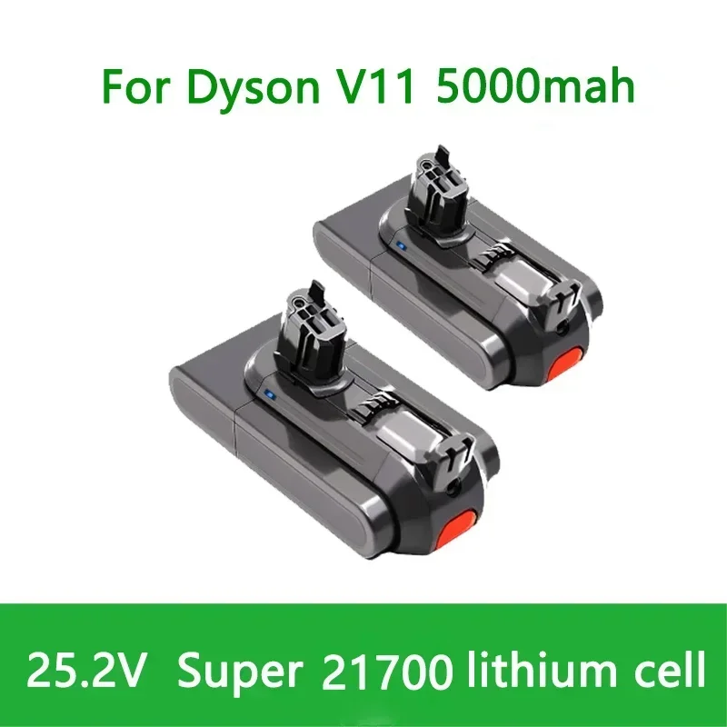 

SV14 Battery 25.2V 5000mAh Lithium Li-ion Vacuum Cleaner Rechargeable Battery for Dyson V11 Absolute V11 Animal SV15 970145-02