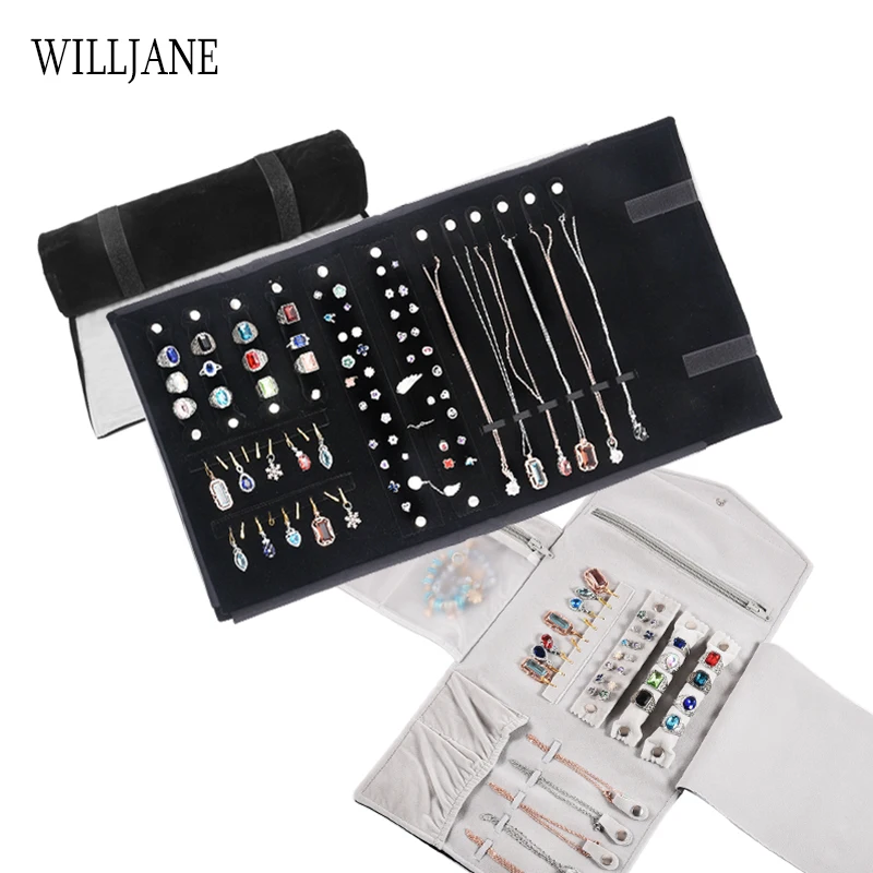 

Портативная сумка для ювелирных изделий, ожерелье, дорожная сумка для хранения, органайзер для ожерелья, браслета, серег, кольца, браслета, часов, сумка для дисплея