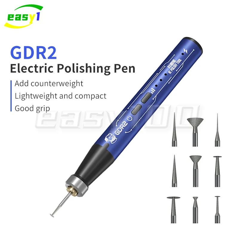 MECHANIC GDR2  Multifunctional Electric Polishing Pen for Mobile Phone Maintenance Adjustable Speed IC Chip Cutting Engraving