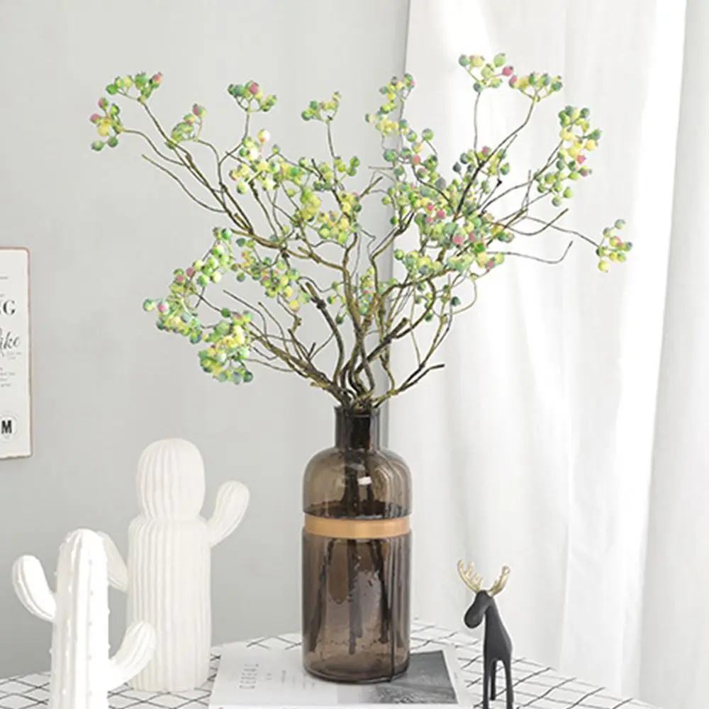 Wreath Home Office Wedding Decoration Home Decorations Artificial Plants Party Decorations Artificial Blueberry Branches