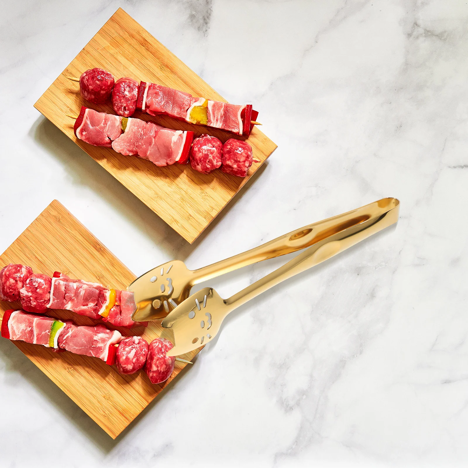 

Stainless Steel Food Tongs Cat Shape Non-Slip Serving Utensils For Salad Dessert Appetizers Buffet Cooking Catering