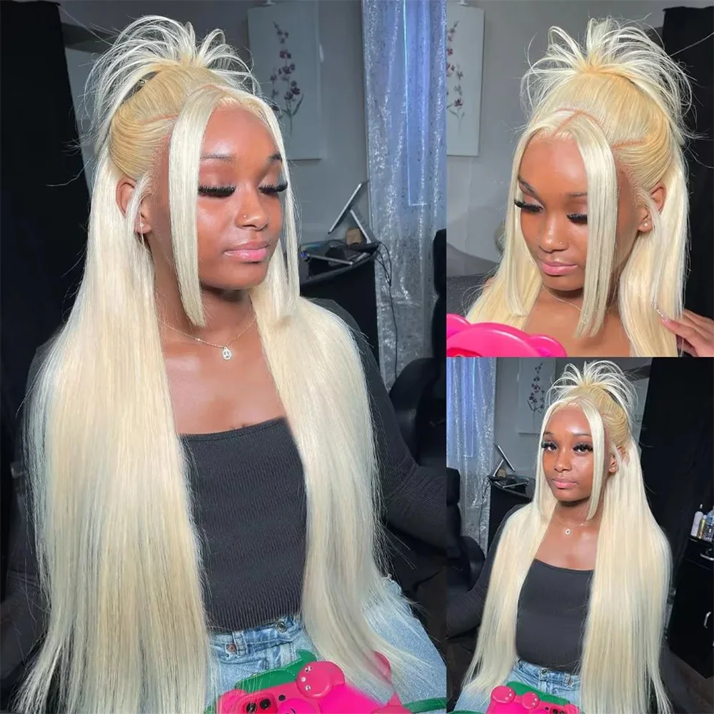 200% Density 30 46 Inch 613 Hd Lace Frontal Wig 13x4 13x6 Honey Blonde Colored Bone Straight Lace Front Human Hair Brazilian Pre Plucked With Baby Hair Wigs For Women