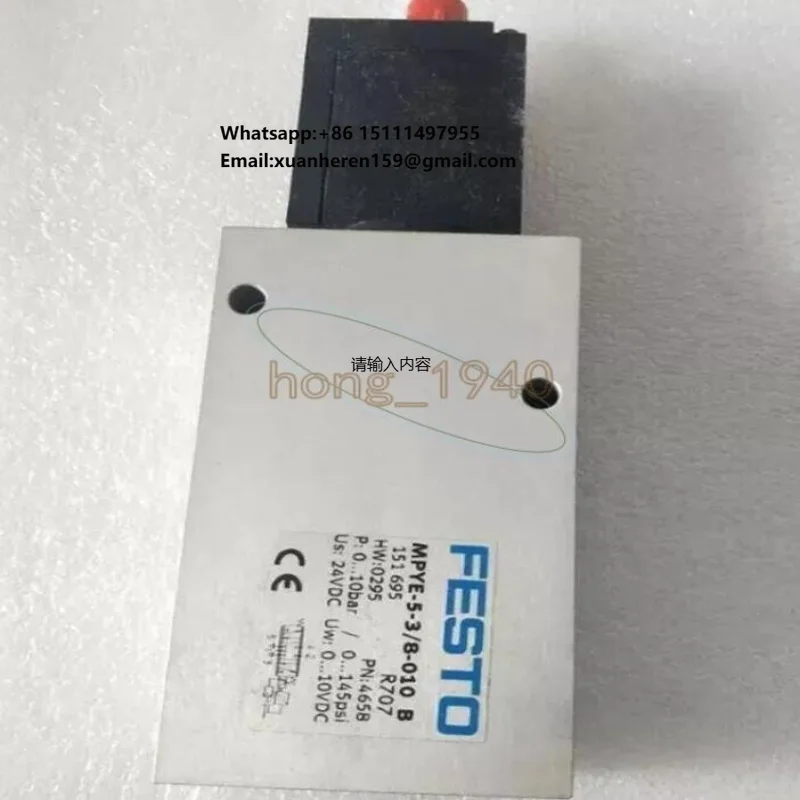New and Original Solenoid Valve MPYE-5-3/8-010-B Stock in Warehouse