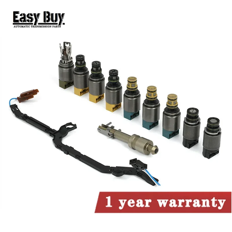 11PCS 1068298043 OEM Transmission Solenoid Kit With Harness  ZF6HP19 6HP26 6HP32 Suit For BMW Jaguar