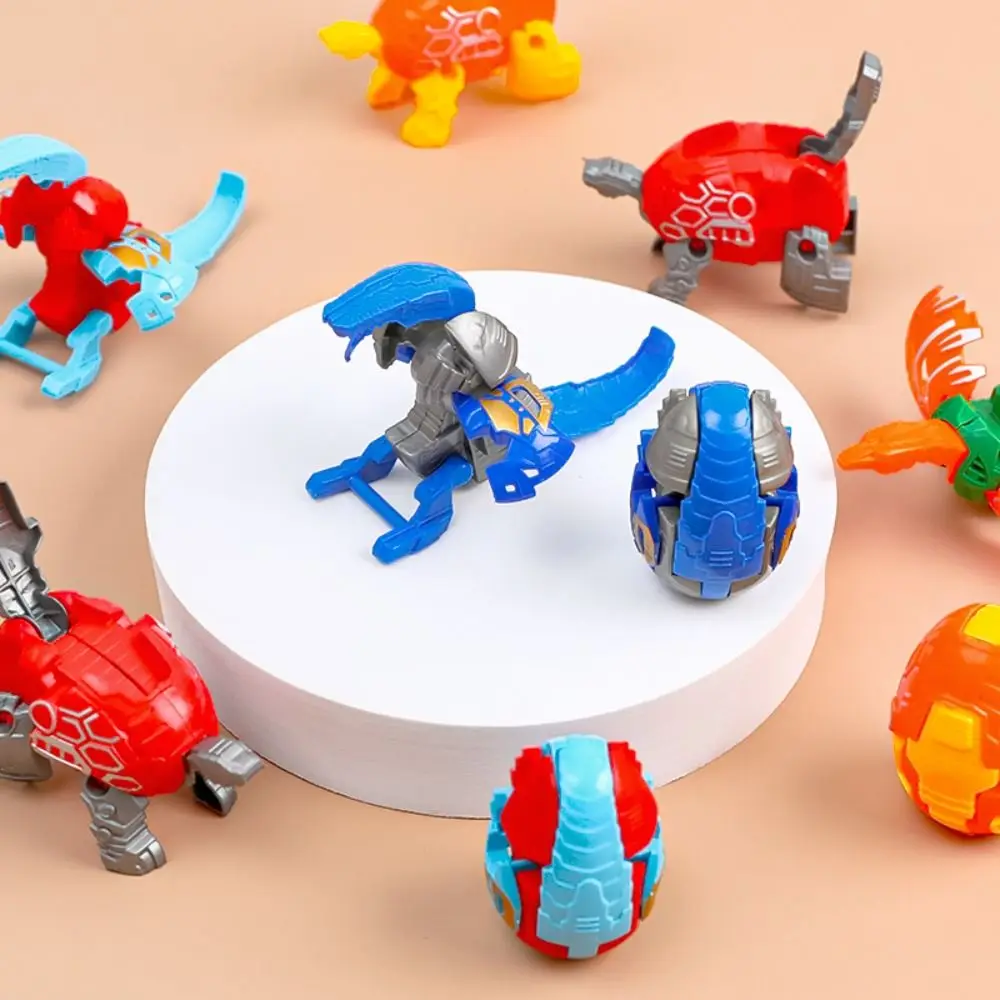 Modello di dinosauro Uova di dinosauro che trasformano il giocattolo Creativo di plastica Dinosauro Deformazione Robot Divertimento educativo precoce