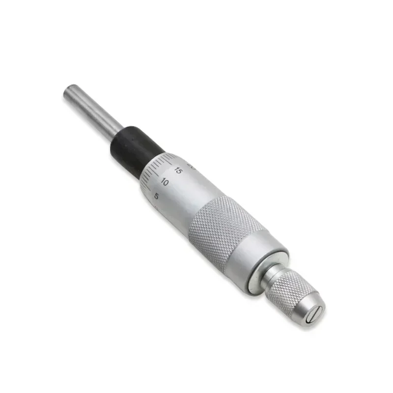 SHAHE High Quality 0-25 mm 0.01 mm Mini Metal Precise Micrometer Head With Knurled Adjustment Knob Measurement Tool