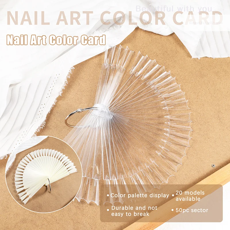 

False Nail Tips Display Color Card Bracket Multiple Styles Acrylic Gel Polish Palette Nail Practice Tools