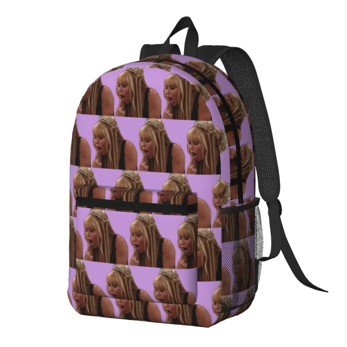 Funny Hannah Montana Stick Backpack Daypack Large Capacity Kids BookBag School Bag Shoulder Bags for Men Women