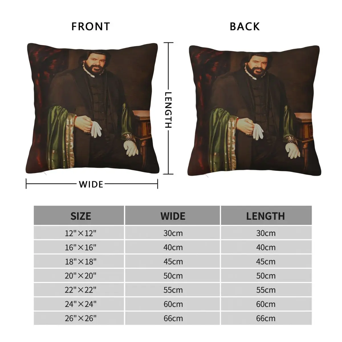 Laszlo Cravensworth In The Shadows Square Pillowcase Polyester Linen Velvet Pattern Zip Decor Pillow Case Bed Cushion Cover