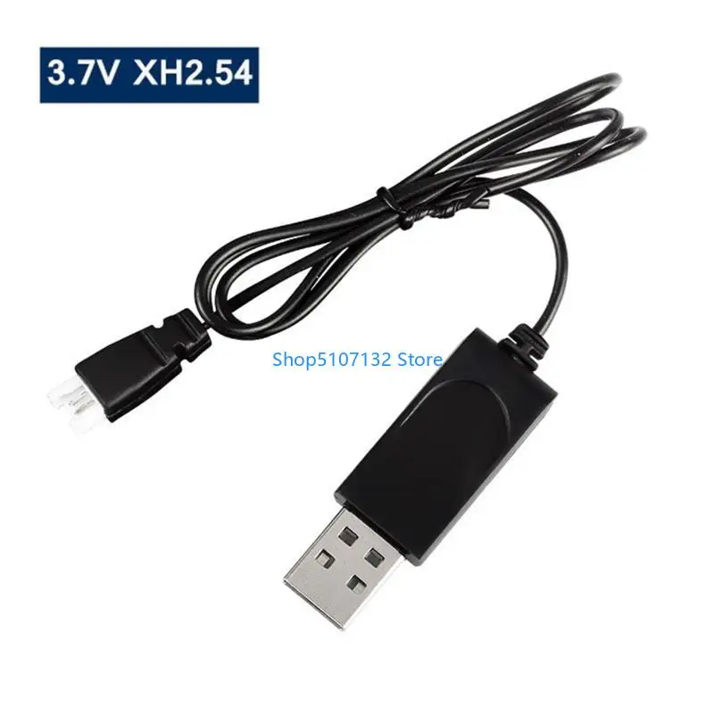 87HD 3.7V 500mA Lipo Battery USB Cable for RC Quadcopter FPV Parts XH2.54 Connector