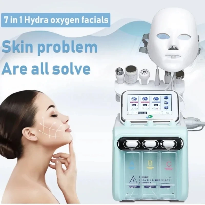 Hidrogén Oxigén facial gépi Álnok Szanálás RF Emelés tightening Bőratka eltávolítása Reve érdekel vize dermabrasion Szépség eszköz