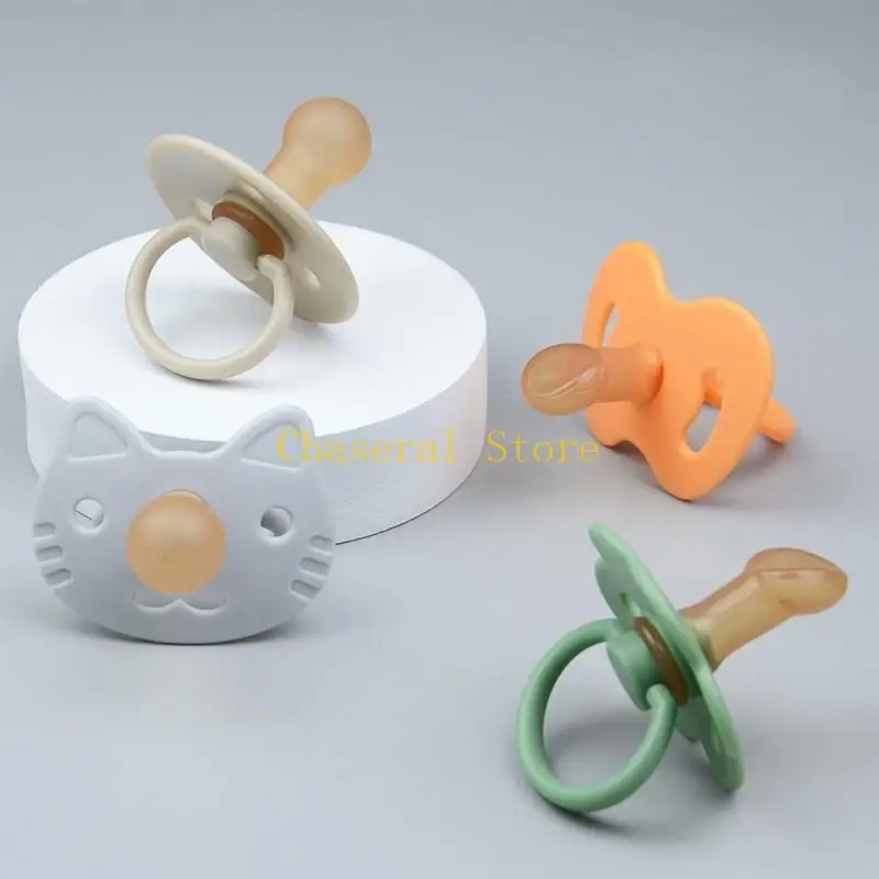E7ce Baby Silicone Pacifier Flower Dummy Pacifiers Bibs