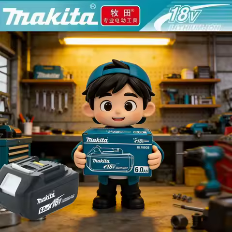 Makita 6.0 Ah Battery 18V LXT Lithium-Ion BL1860 with LED Indicator Battery18v Battery power tool battery Original 18v 6Ah