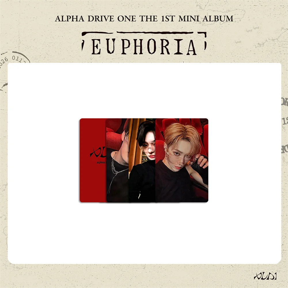 8 pièces/ensemble ALD1 EUPHORIA Photocards JUNSEO ARNO LEO GEONWOO SANGWON SANGHYEON Cartes LOMO brillantes recto-verso Collection de fans