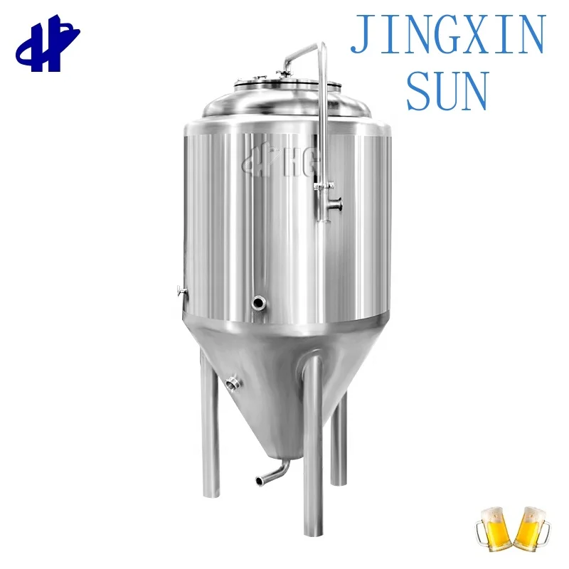 High Quality 100L 200L 300L Conical Wine Fermenter Tank Container Tank for Wine
