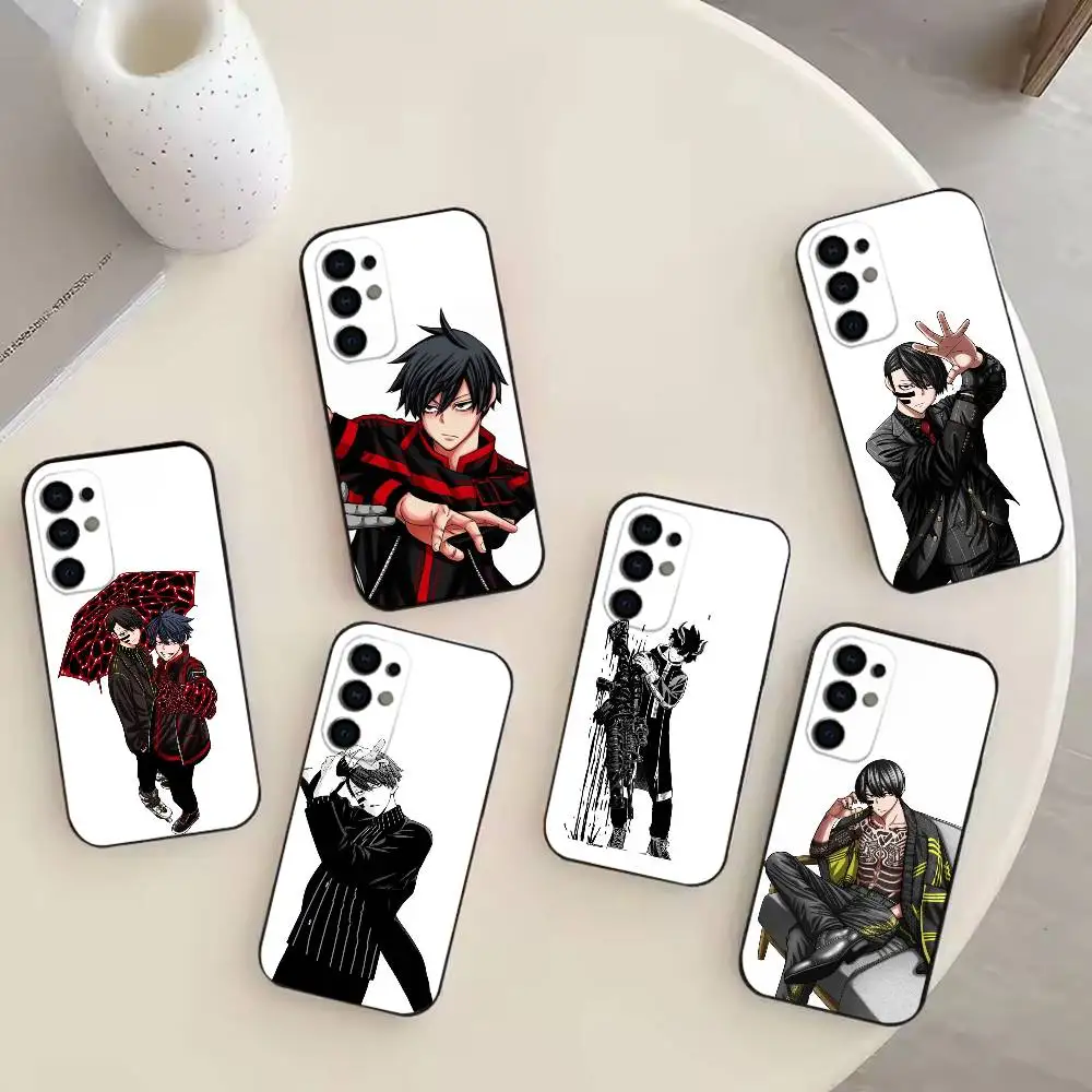 

T-TOUGE-N-ANKI Phone Case For Samsung S25,S24,S21,S22,S23,S30,Ultra,S20,Plus,Fe,Note,10,9,5G Black Cover