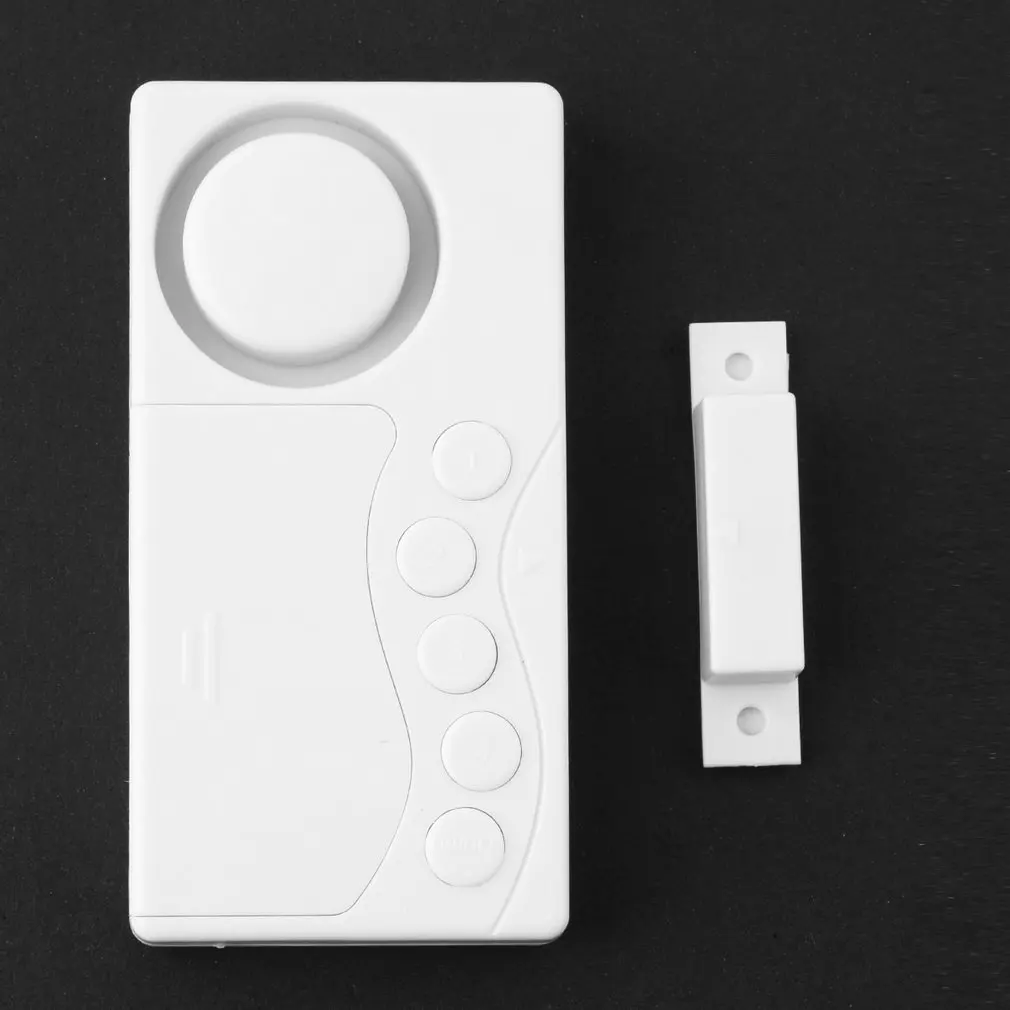 LESHP Wireless Alarm Magnetic Sensor System Wireless Door Window Motion Burglar Entry Security Home Guarding 105dB with LED