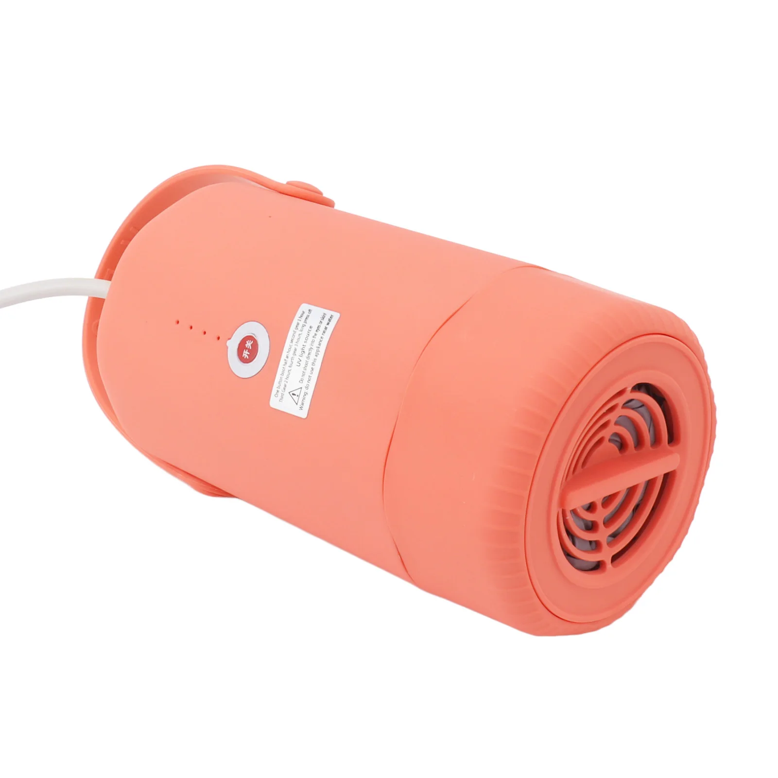 مجفف ملابس محمول مدمج 110 فولت 200 وات برتقالي للسفر والمنزل للاستخدام بقابس أمريكي