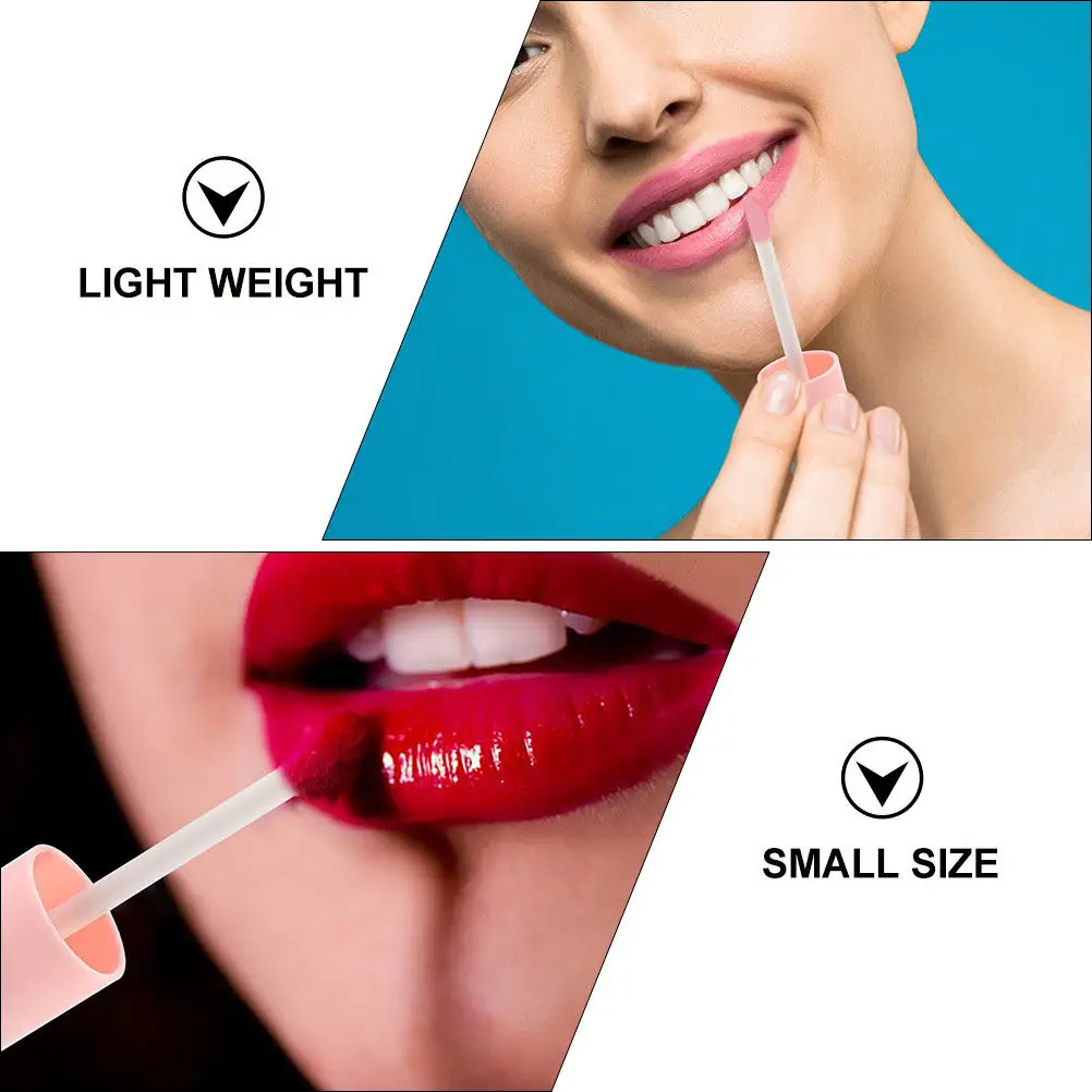 

Набор из 5 тюбиков для блеска для губ: прозрачные пустые контейнеры для DIY-средств, масел, бальзамов, жидких румян, портативные, дорожные, многоразовые, для хранения