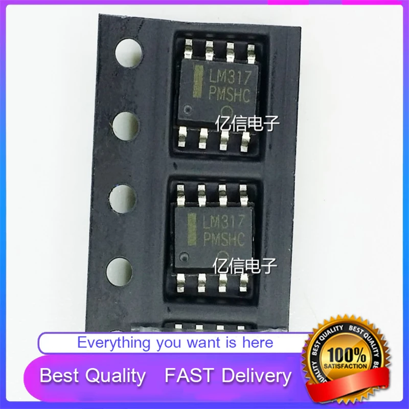 10Pcs/Lot New Original PLATINUM LM317 SOP8 LM317D  Regulator  In Stock