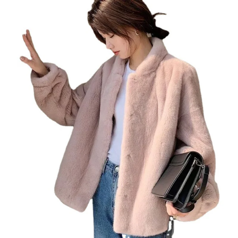 

ZXRYXGS Imitation Lamb Wool Jackets Female Autumn and Winter Coat 2023 Bestselling Faux Fur Coats Women's Clothing White Coat