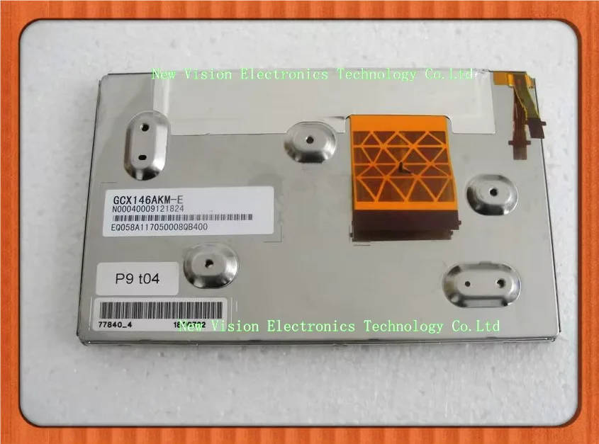 

EQ058A GCX146AKM-E K1431 Original LCD Display With Touch Screen for Car GPS Navigation and AV System