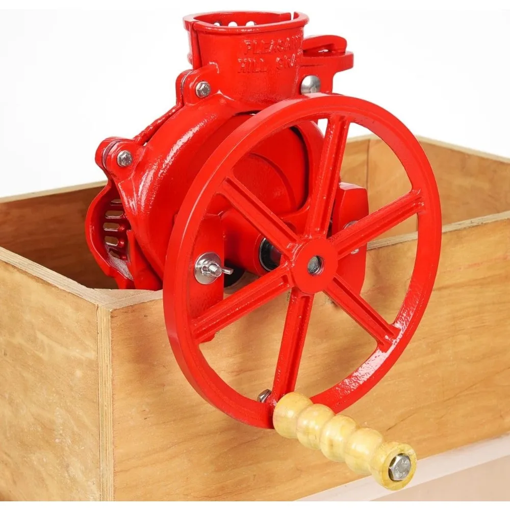 Maximizer Corn Sheller (Red), Manual Hand Crank Thresher, Walnut Shucker/Huller …