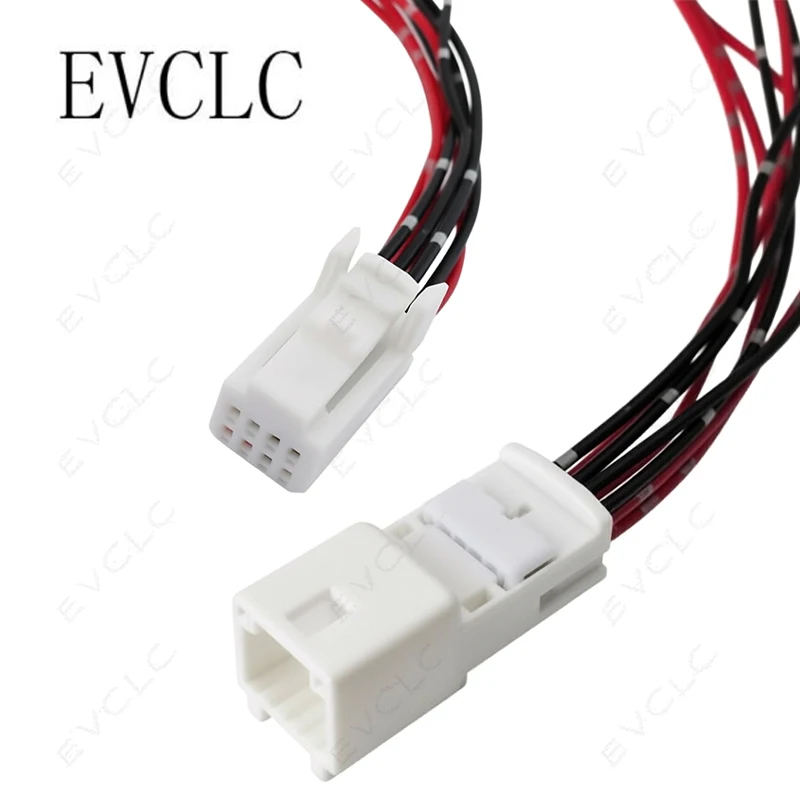 1 Set 8-Pin Car Wiring Harness Connector 1565804-1/1717103-1 for Driving Recorder, Multimedia Host & Rearview Mirror  Plug
